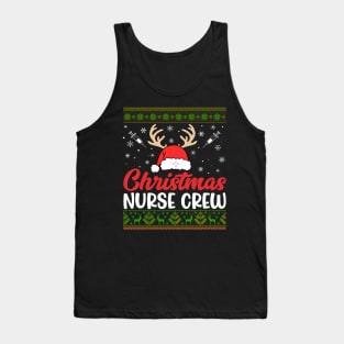 Christmas Nurse Crew Tank Top